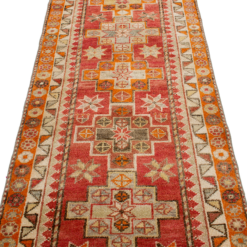 Vintage Anadolu Yolluk - 90 cm x 368 cm - K0092946