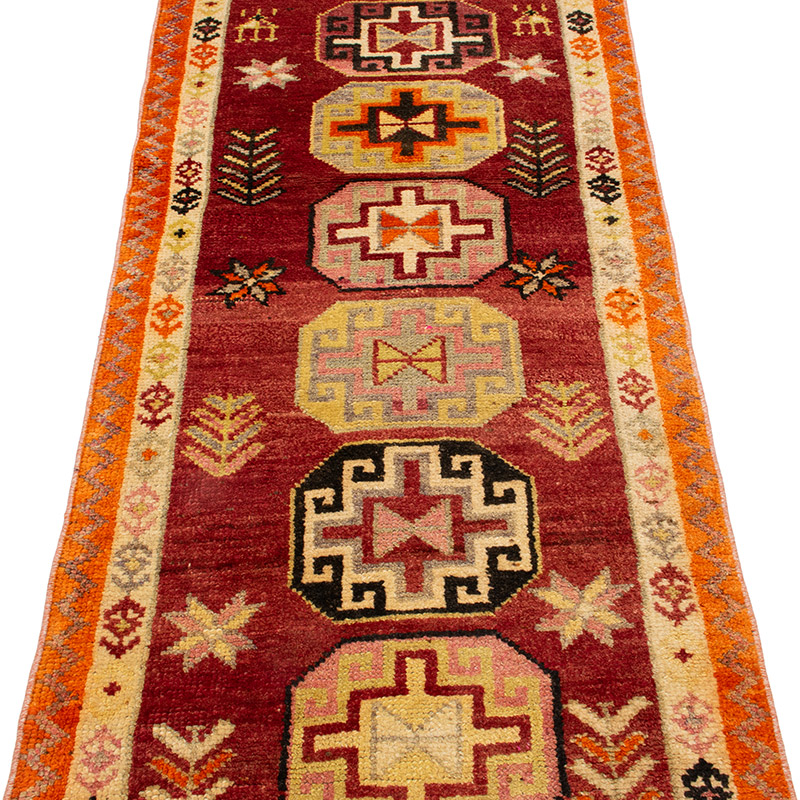 Vintage Anadolu Yolluk - 81 cm x 360 cm - K0092948