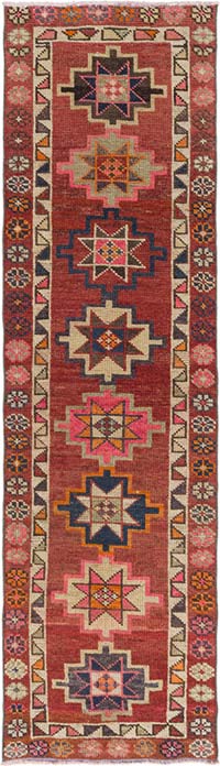 Alfombra Vintage de Pasillo - 80 cm x 280 cm