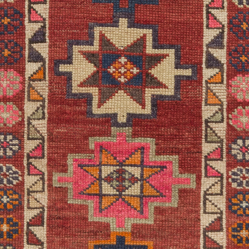 Alfombra Vintage de Pasillo - 80 cm x 280 cm - K0092955