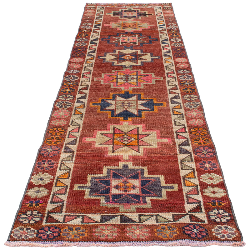 Alfombra Vintage de Pasillo - 80 cm x 280 cm - K0092955