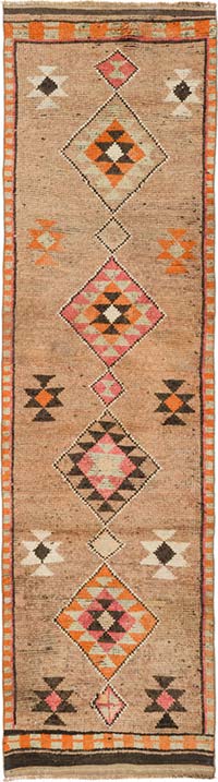 Vintage Anadolu Yolluk - 88 cm x 313 cm