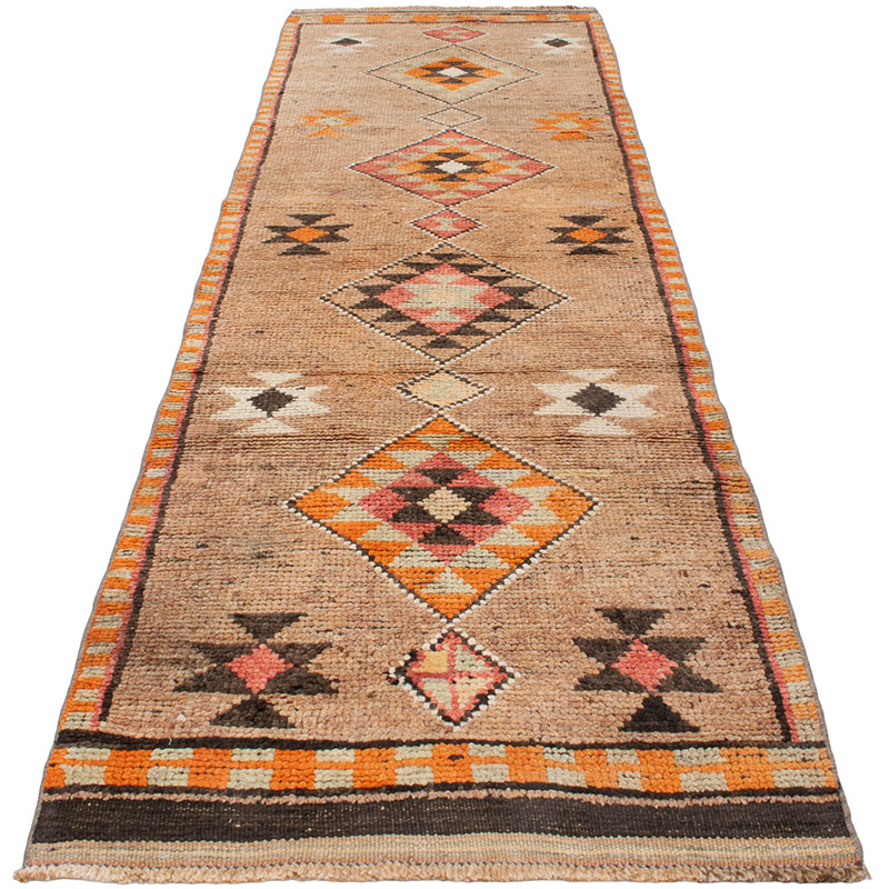 Vintage Anadolu Yolluk - 88 cm x 313 cm - K0092956