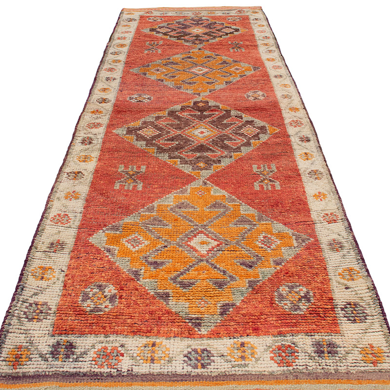 Vintage Anadolu Yolluk - 101 cm x 348 cm - K0092957