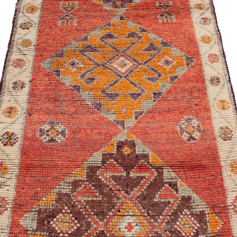 Vintage Anadolu Yolluk - 101 cm x 348 cm - K0092957