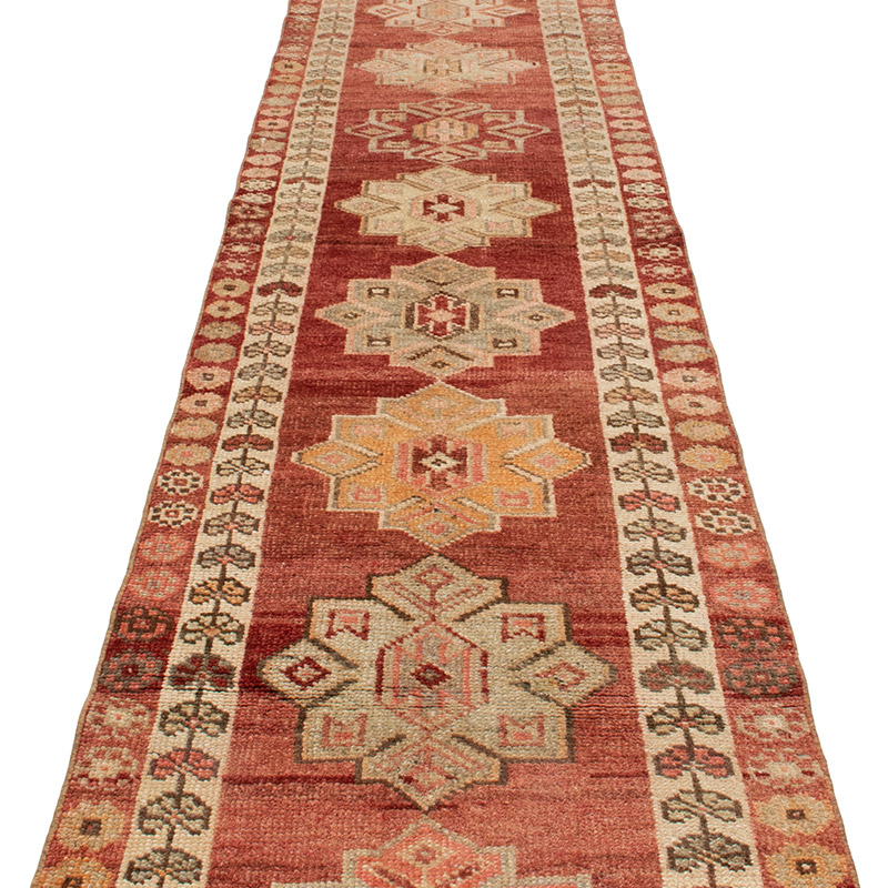 Vintage Anadolu Yolluk - 76 cm x 407 cm - K0092958