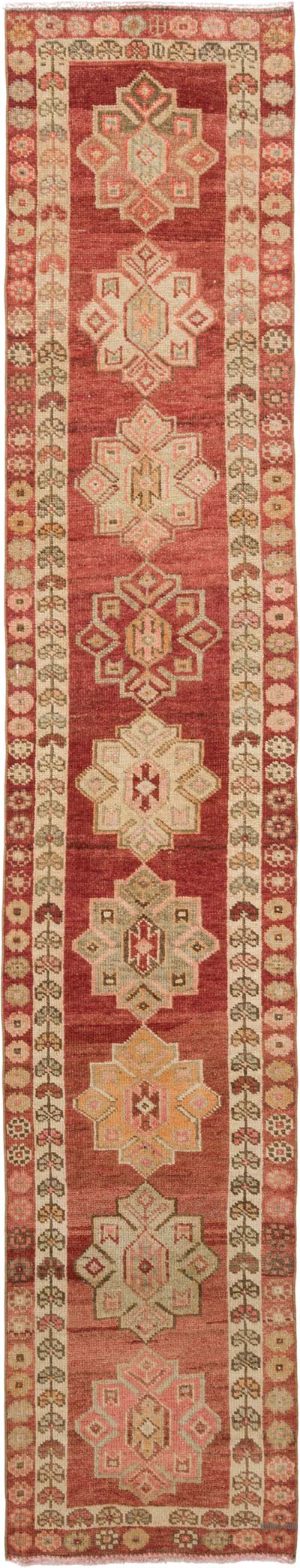 Vintage Tribal Runner Rug - 2' 6" x 13' 4" (30" x 160")