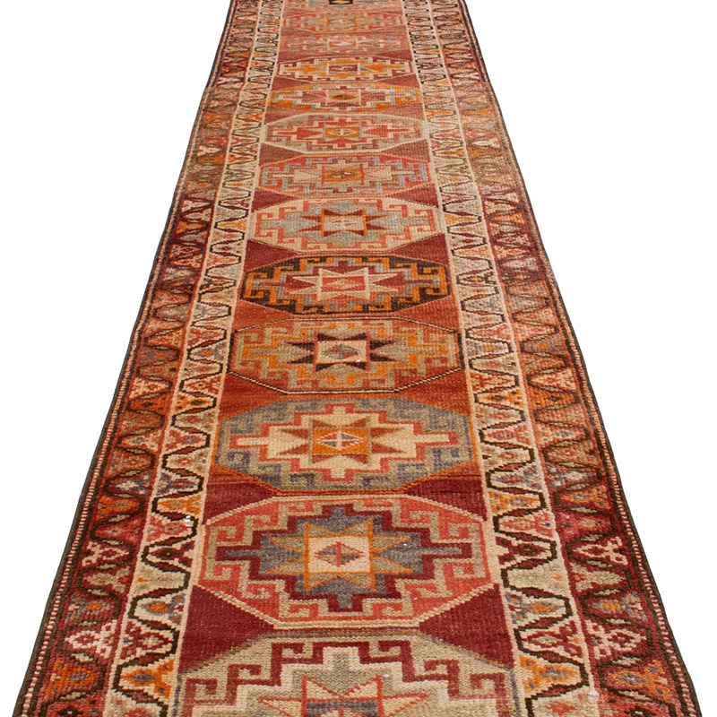 Vintage Anadolu Yolluk - 87 cm x 396 cm - K0092960