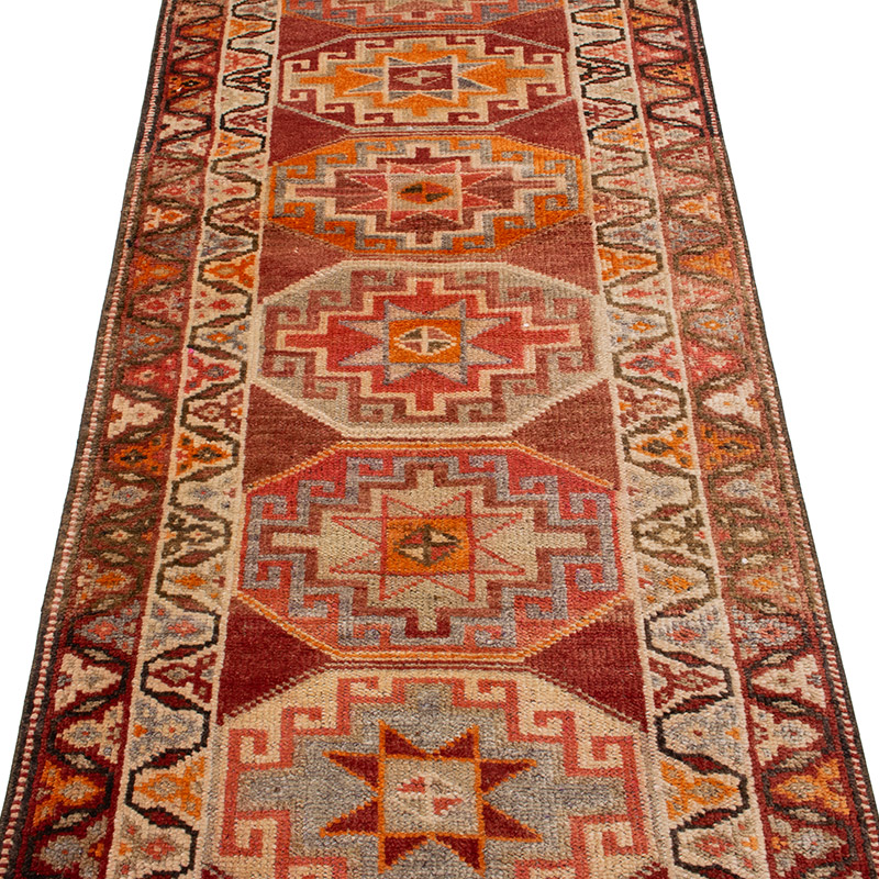 Vintage Anadolu Yolluk - 87 cm x 396 cm - K0092960