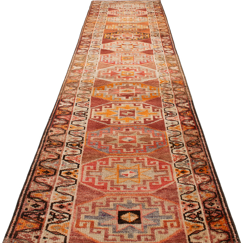 Vintage Anadolu Yolluk - 87 cm x 396 cm - K0092960