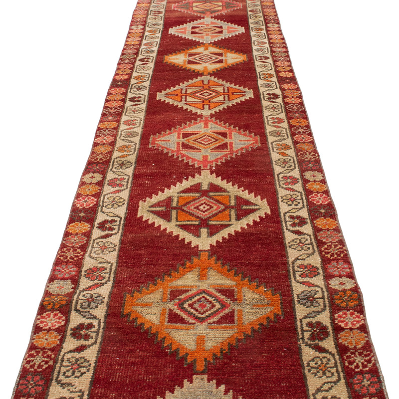 Vintage Anadolu Yolluk - 78 cm x 401 cm - K0092961