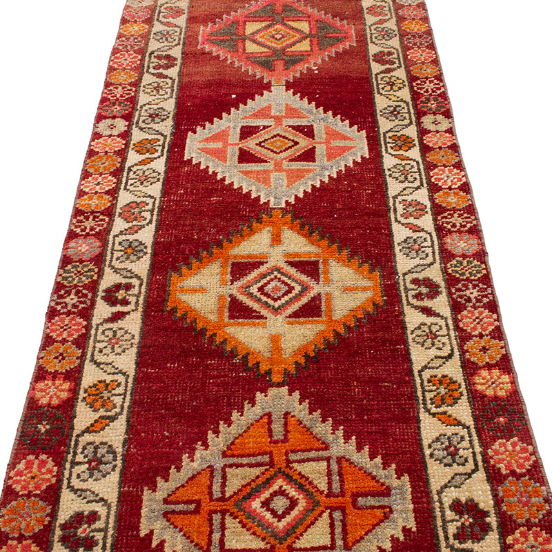 Vintage Anadolu Yolluk - 78 cm x 401 cm - K0092961