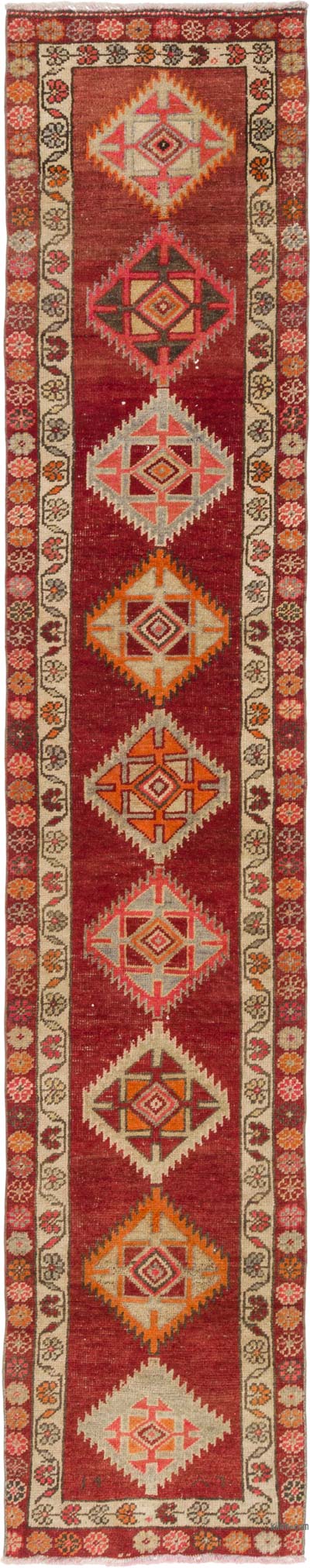 Vintage Tribal Runner Rug - 2' 7" x 13' 2" (31" x 158")
