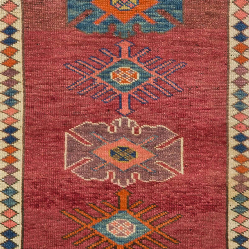 Alfombra Vintage de Pasillo - 80 cm x 388 cm - K0092962