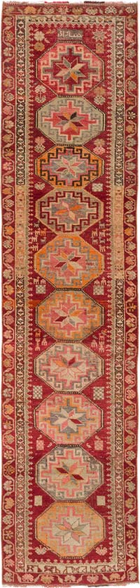 Vintage Anadolu Yolluk - 83 cm x 336 cm
