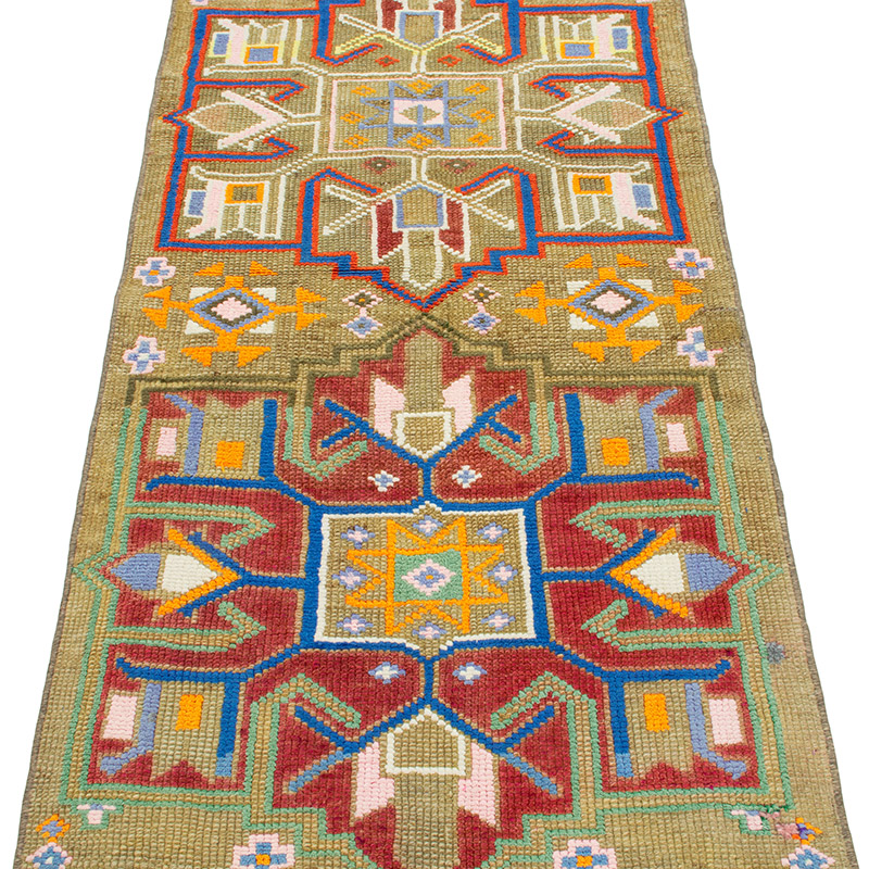 Vintage Tribal Runner Rug - 2' 5" x 8' 1" (29" x 97") - K0092970