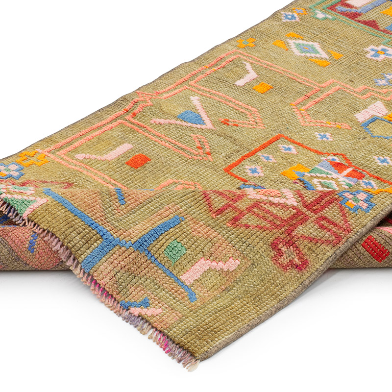 Vintage Tribal Runner Rug - 2' 5" x 8' 1" (29" x 97") - K0092970