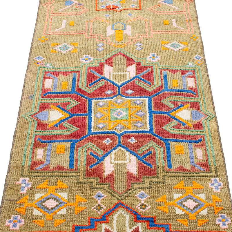 Vintage Tribal Runner Rug - 2' 5" x 8' 1" (29" x 97") - K0092970