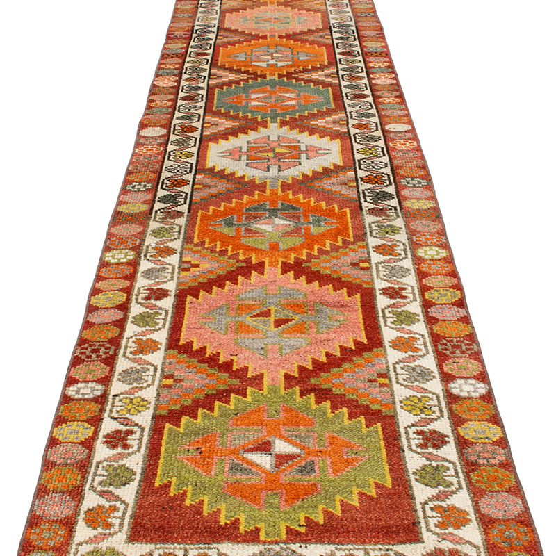 Vintage Anadolu Yolluk - 78 cm x 352 cm - K0092972