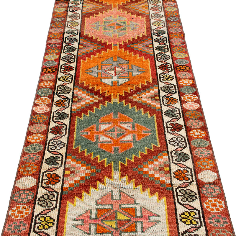 Vintage Anadolu Yolluk - 78 cm x 352 cm - K0092972
