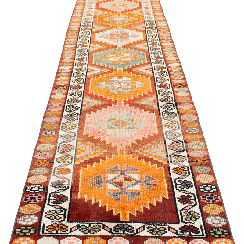 Vintage Anadolu Yolluk - 78 cm x 352 cm - K0092972