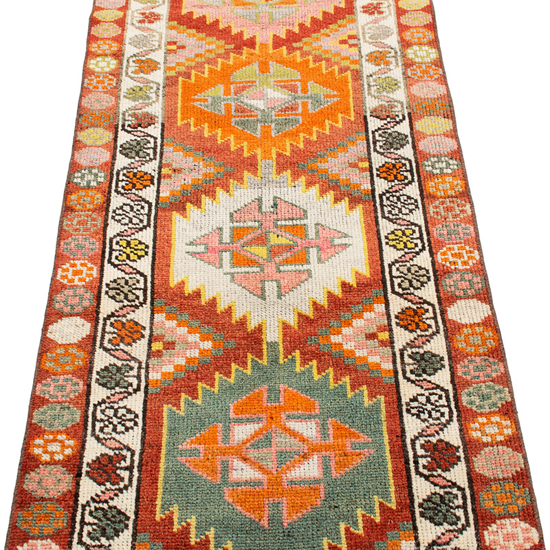 Vintage Anadolu Yolluk - 78 cm x 352 cm - K0092972