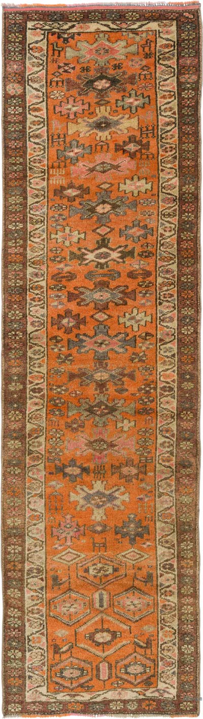 Vintage Tribal Runner Rug - 3'  x 10' 5" (36" x 125")