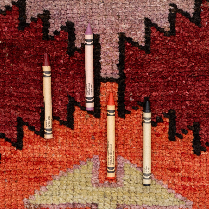 Alfombra Vintage de Pasillo - 85 cm x 385 cm - K0092977