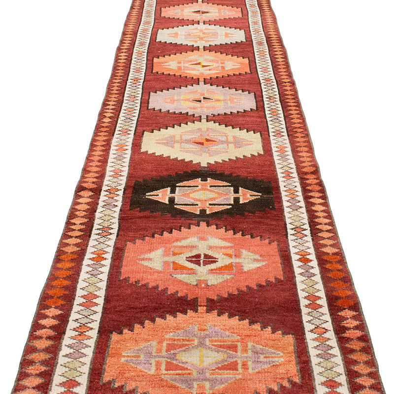 Alfombra Vintage de Pasillo - 85 cm x 385 cm - K0092977