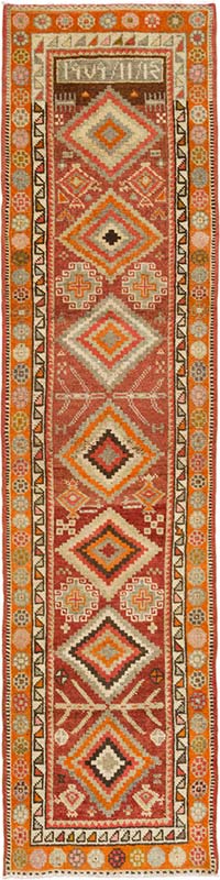 Vintage Anadolu Yolluk - 97 cm x 397 cm