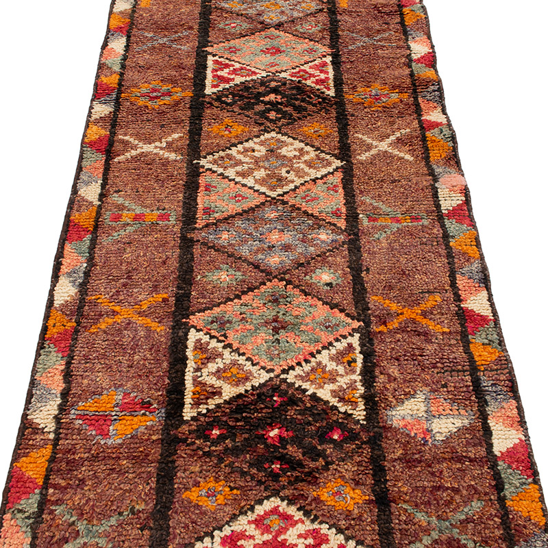 Vintage Tribal Runner Rug - 2' 8" x 11' 3" (32" x 135") - K0092981