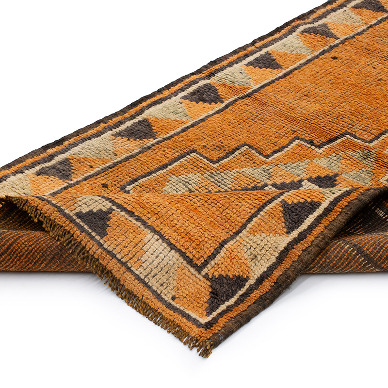Vintage Tribal Runner Rug - 2' 10" x 12' 8" (34" x 152") - K0092982