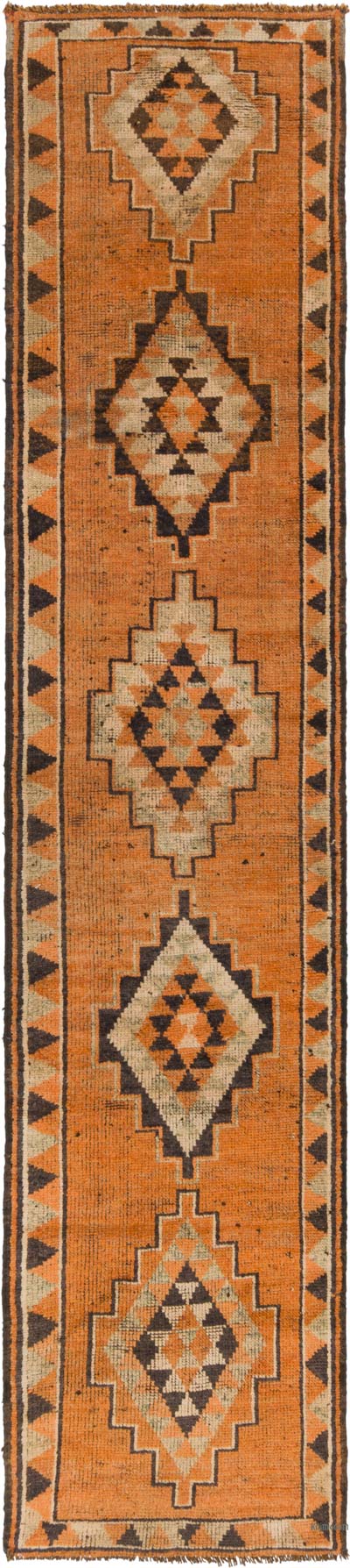 Vintage Tribal Runner Rug - 2' 10" x 12' 8" (34" x 152")