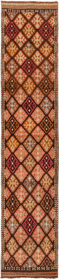 Vintage Anadolu Yolluk - 86 cm x 410 cm
