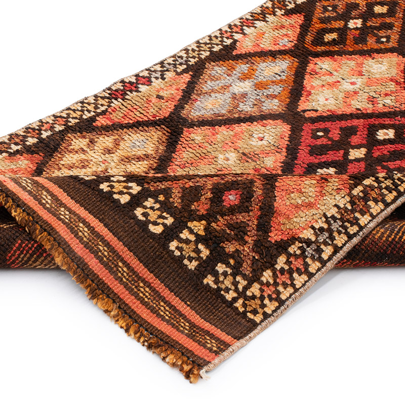 Vintage Tribal Runner Rug - 2' 10" x 13' 5" (34" x 161") - K0092983