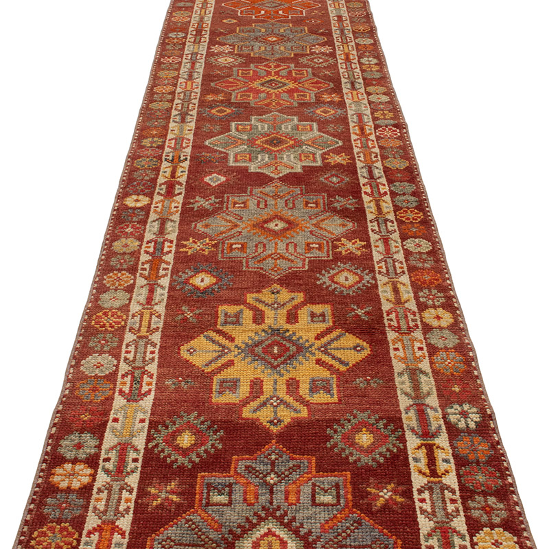 Vintage Tribal Runner Rug - 82 cm x 387 cm - K0092984