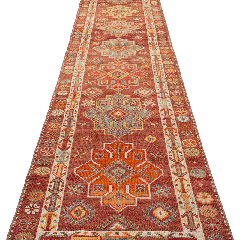 Vintage Tribal Runner Rug - 82 cm x 387 cm - K0092984