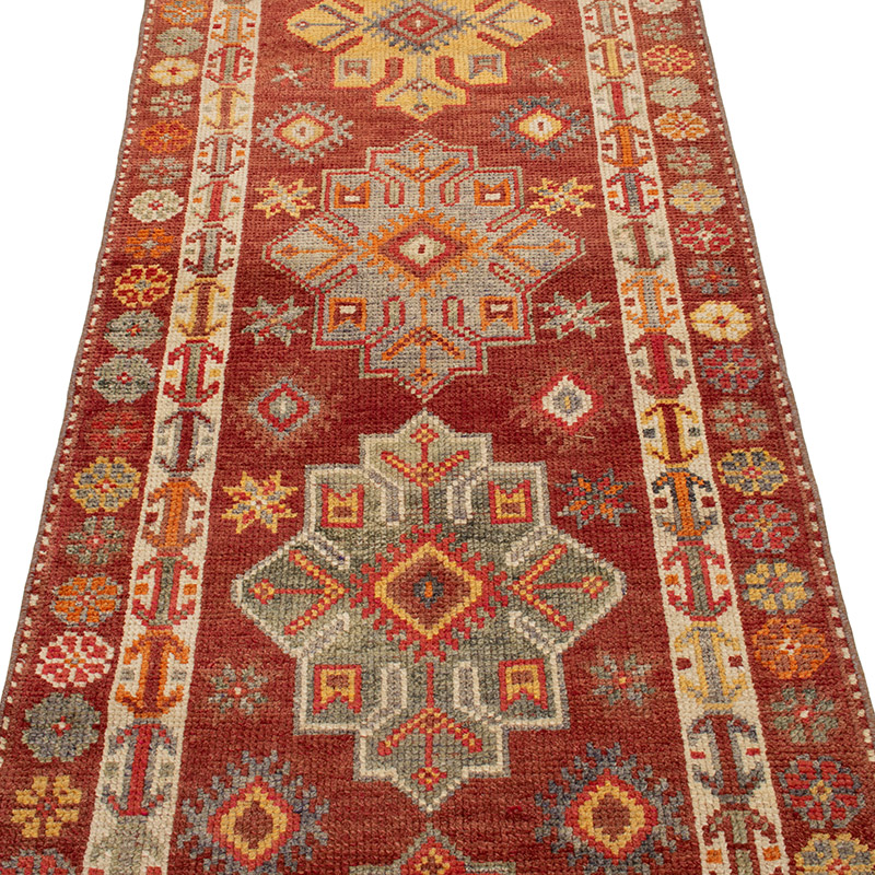 Vintage Tribal Runner Rug - 82 cm x 387 cm - K0092984