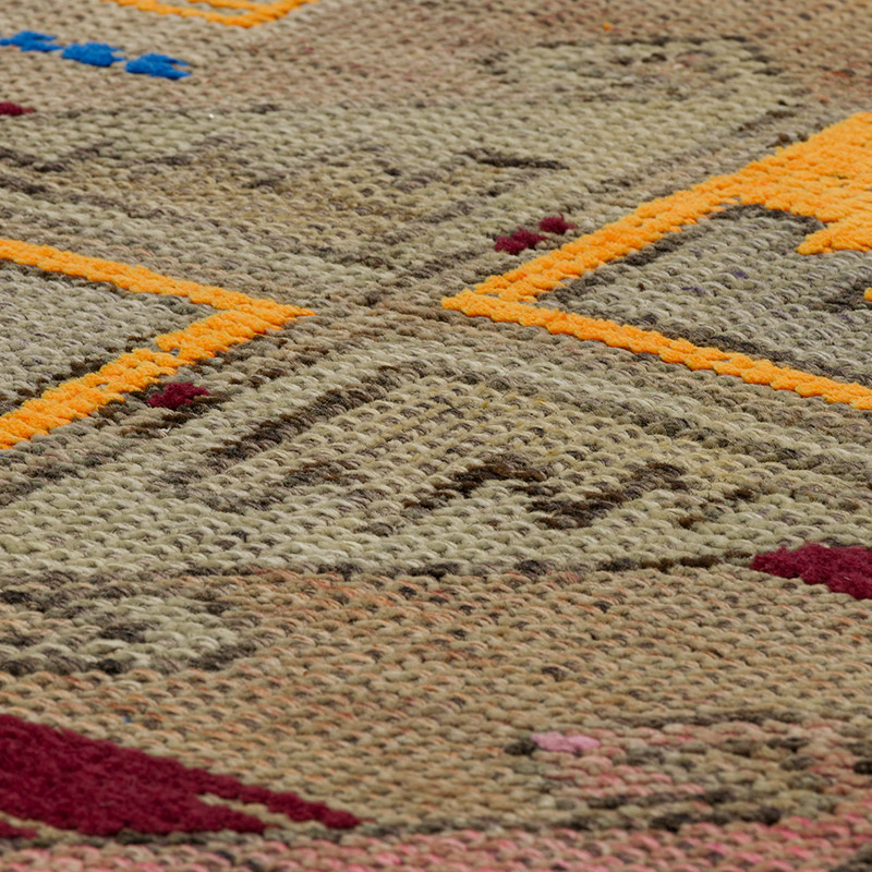 Vintage Tribal Runner Rug - 3'  x 10' 9" (36" x 129") - K0092985
