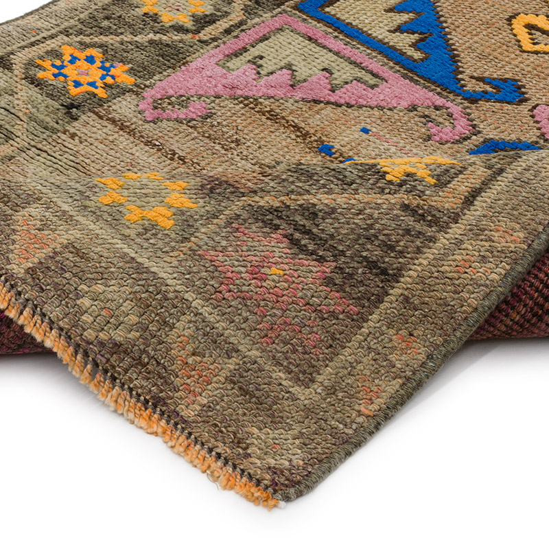 Vintage Tribal Runner Rug - 3'  x 10' 9" (36" x 129") - K0092985