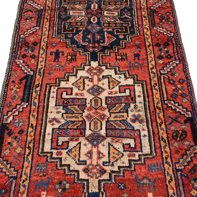 Vintage Tribal Runner Rug - 3' 1" x 10' 3" (37" x 123") - K0092986