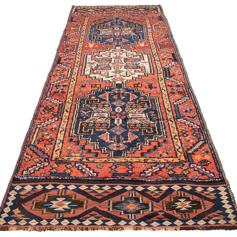 Vintage Tribal Runner Rug - 3' 1" x 10' 3" (37" x 123") - K0092986