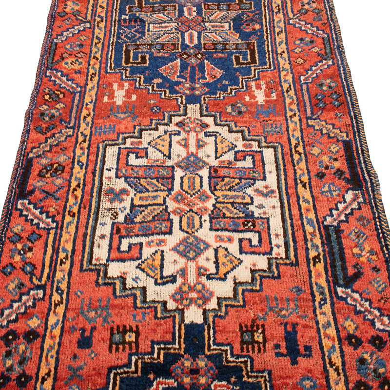 Vintage Tribal Runner Rug - 3' 1" x 10' 3" (37" x 123") - K0092986
