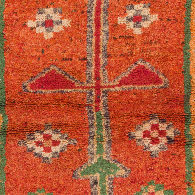 Vintage Tribal Runner Rug - 3'  x 8' 6" (36" x 102") - K0092987