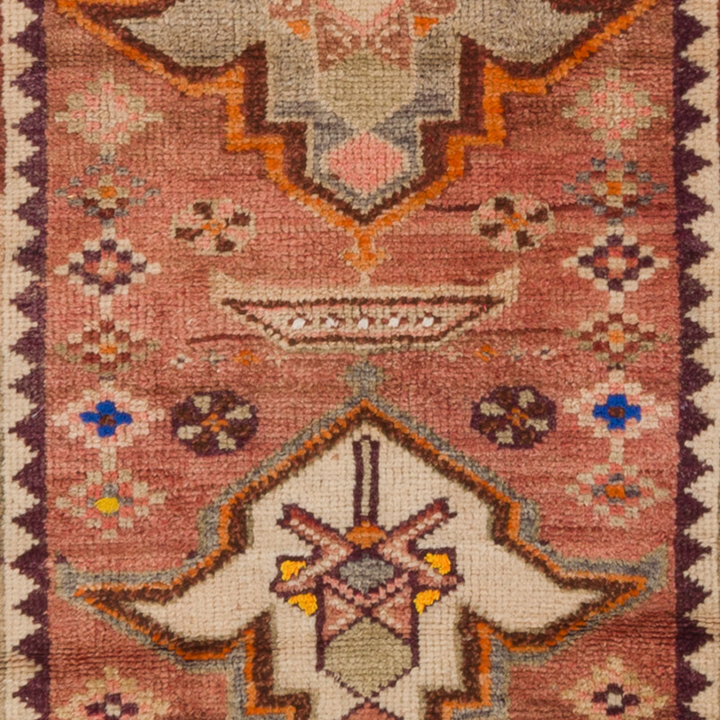 Vintage Tribal Runner Rug - 2' 9" x 11'  (33" x 132") - K0092988