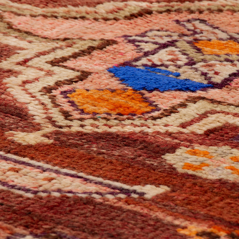 Vintage Tribal Runner Rug - 2' 9" x 11'  (33" x 132") - K0092988