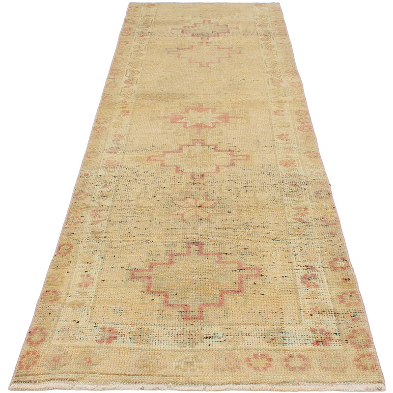 Vintage Tribal Runner Rug - 2' 8" x 9' 1" (32" x 109") - K0092990