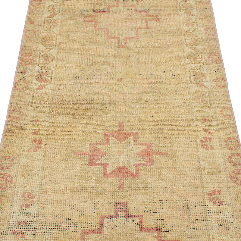 Vintage Tribal Runner Rug - 2' 8" x 9' 1" (32" x 109") - K0092990