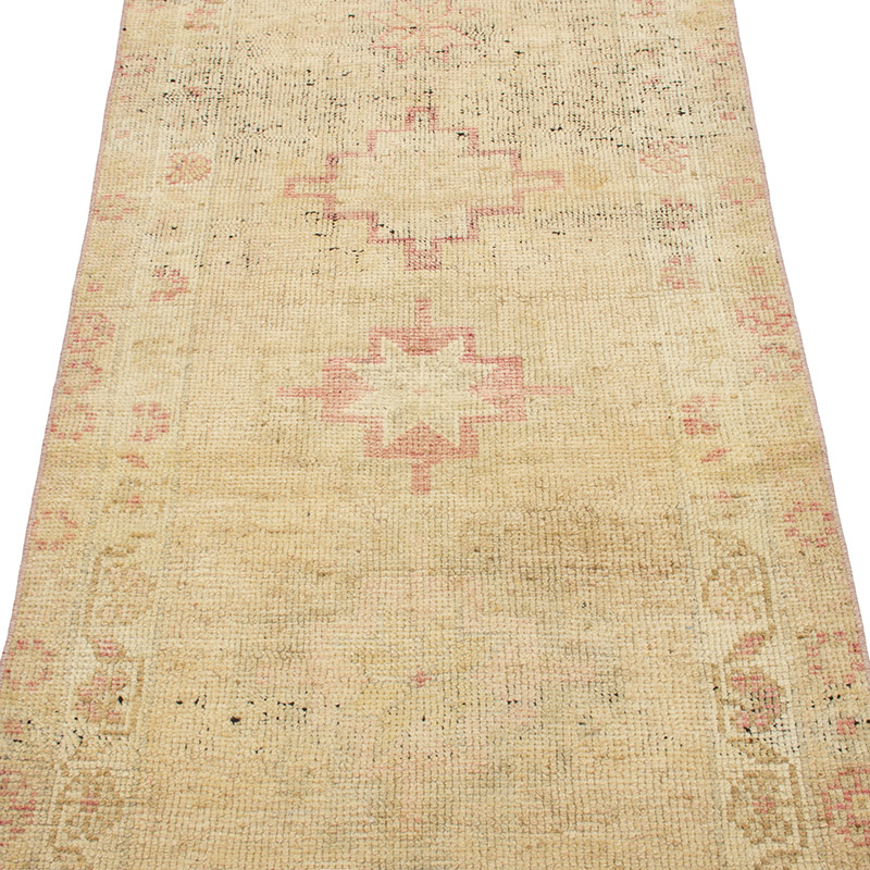 Vintage Tribal Runner Rug - 2' 8" x 9' 1" (32" x 109") - K0092990