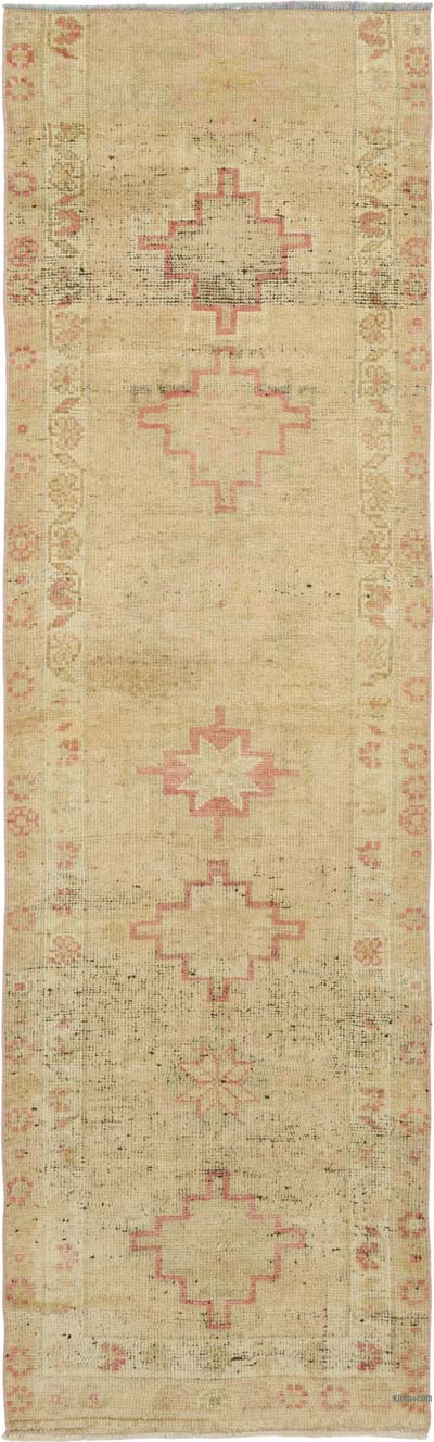 Vintage Tribal Runner Rug - 2' 8" x 9' 1" (32" x 109")